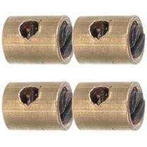 Niceauty Throttle Cable Repair Kit Cable Brake Stop Bolt Metal Golden 4 Pcs