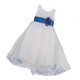 thumbnail image 1 of Vestido de niña de las flores Zulema Vestido formal azul 13 años, 1 of 8