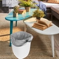 thumbnail image 2 of WASHWEPE Trashcans For Kitchens White PP Odor Reduction Household Use 1Pack, 2 of 8