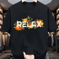 thumbnail image 1 of T-Shirt Décontracté à Imprimé Numérique Floral pour Hommes - Polyester, Col Rond, Manches Courtes, Style Street Hip-Hop, Tendance Mode Été Européenne et Américaine, Style Sportif, 1 of 5