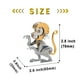 thumbnail image 5 of Puzzle de metal 3D MENAIMPK Monkey para adultos y adolescentes, 5 of 7