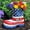 A003- Clear (Style C), variant on Boot Planter, 4th of July American Flag Red White Blue, 7.9 Inch 1 Piece, Patriotic Decorative Planter for Outdoor Yard Patio Garden Porch Independence Day Decoration