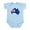 Sky Blue, variant on CafePress - Cool Australia Infant Bodysuit - Baby Light Bodysuit, Size Newborn - 24 Months