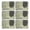 Gray Floral And, variant on Gray Pioneer Flower Pattern Summer Placemats Table Placemats Set Of 4-Linen Kitchen Washable Placemats Table Mats 11.8"x17.7" Non-Slip Heat Resistant