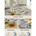 thumbnail image 5 of Sunflower Area Rug for Bedroom 2.7x5 Ft Bee Sunshine Farmhouse Vintage Old Newspaper Super Soft fuzzy Throw Rug Non-Slip Fluffy Plush Indoor Floor Carpet for Living Room Nursery Home Decor, 5 of 8