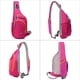 thumbnail image 3 of Mochila bandolera impermeable, ligera, tipo bandolera, para el pecho, para senderismo, viajes, para mujeres y hombres, 3 of 4