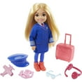 thumbnail image 3 of Barbie Chelsea Can Be Doll, Playset with Small Doll, Pilot Outfit, Luggage & Travel Accessories, 3 of 6