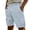 Blue, variant on Nestiefly Mens Linen Cargo Shorts Summer Casual Loose Elastic Waist Drawstring Lightweight Beach Vacation Shorts with Pockets White M