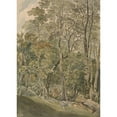 thumbnail image 3 of Joseph Powell 14x18 Black Modern Framed Museum Art Print Titled - In Rydal Park, 3 of 5
