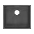thumbnail image 4 of Tourner 21 x 18 Stainless Steel, Single Basin, Undermount Kitchen Sink,Black, 4 of 10