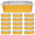 thumbnail image 1 of Bandeja de papel de aluminio para 20 piezas, plato de frotamiento de 750ml, mesa de vapor, bandeja de comida desechable para horno tostador, 1 of 6