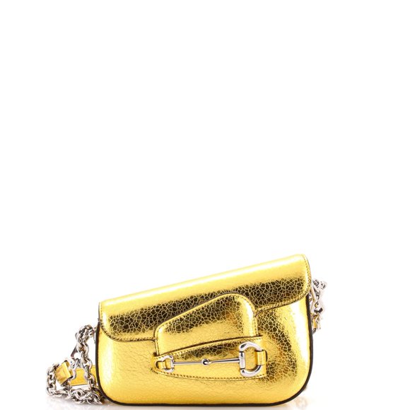 Pre-Owned Horsebit 1955 Asymmetric Shoulder Bag Leather Mini By Rebag