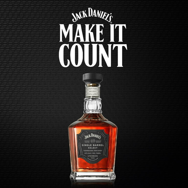 Jack Daniel\'s Single Bottle, Barrel 94 ml 750 Whiskey, Select Tennessee Proof