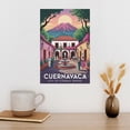 thumbnail image 3 of Cuernavaca Vintage City Travel Poster with Gardens, Mansions And Historic Flavor Print Poster, 3 of 8