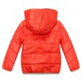 thumbnail image 2 of Richie House Little Boys Orange Smiley Bear Hooded Padding Jacket 2/3, 2 of 2