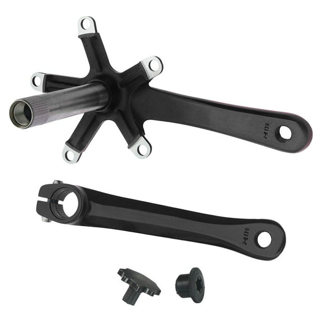 Juego de bielas para bicicleta de montaña, repuesto de bielas de 152 mm y 165 mm Manivela de 152 mm