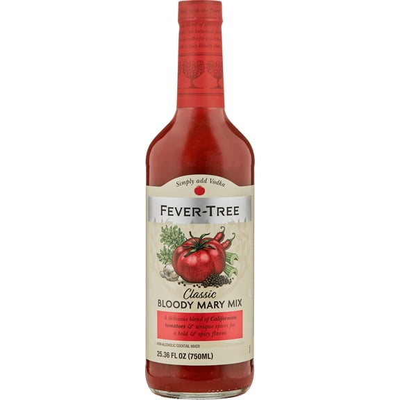 Fever-Tree Classic Bloody Mary Mix , 750 ML Glass Bottle, 0% ABV