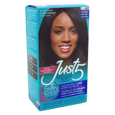 Just 5 Color Rich Black J-40 (Pack of 2)