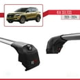 thumbnail image 3 of Compatible with Kia Seltos 2021-2024 ACE-2 Car Roof Rack Cross Bar Grey Aluminium 2 Bars, 3 of 9
