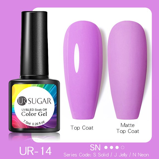 Azúcar UR 7,5 ml amarillo neón brillo reflectante Gel esmalte de uñas brillante Auroras Gel de uñas barniz para decoración de uñas barniz semipermanente Tan Jianjun unisex
