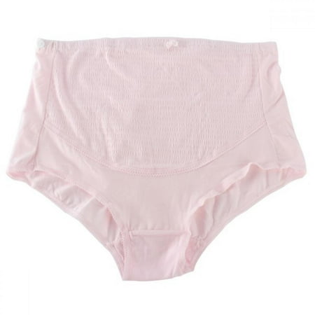 

Popvcly Pink Cotton Bell Care Women s Maternity High Waist Underwear Pregnancy Seamless Soft Hipster Panties Size XL - 1Pack