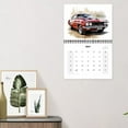 Okaydehi Calendar New 2025 Retro Classic American Car Calendar 12 Month