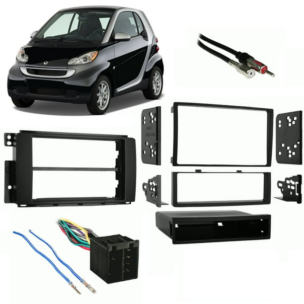 Fits Smart Fortwo 20082010 Multi DIN Stereo Harness Radio Install Dash