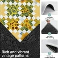 thumbnail image 3 of Sunflower Checkered Pattern Kitchen Rugs Sets Of 3,Kitchen Runner Rugs Non Skid Washable,Decorative Kitchen Floor Mats for Kitchen,Sink,Laundry,17"x30"+ 17"x47" + 17"x59", 3 of 6