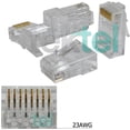 thumbnail image 2 of Ethernet Gold Plated Network Connector RJ45 8P8C CAT6 Modular Plug (50/pack), 2 of 2