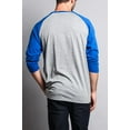 thumbnail image 3 of Victorious Men's Baseball Raglan T-Shirt 3/4 Sleeves Jersey, 3 of 6