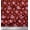 Brick Red, variant on Soimoi Purple Cotton Duck Fabric Leaves & Chrysanthemum Floral Print Fabric by the Yard 42 Inch Wide