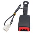 thumbnail image 2 of Car Front Seat Belt Buckle Socket Camlock Plug Connector Warning Cable(1pcs,black), 2 of 5