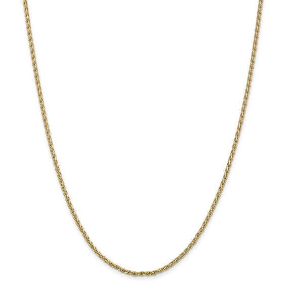 14k 2.25mm Parisian Wheat Chain in 14k Yellow Gold