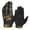 Black Orange M, variant on Miulika Full Finger Touchscreen Motorcycle Gloves Shock Absorption Anti-Slip Finger Black Blue M