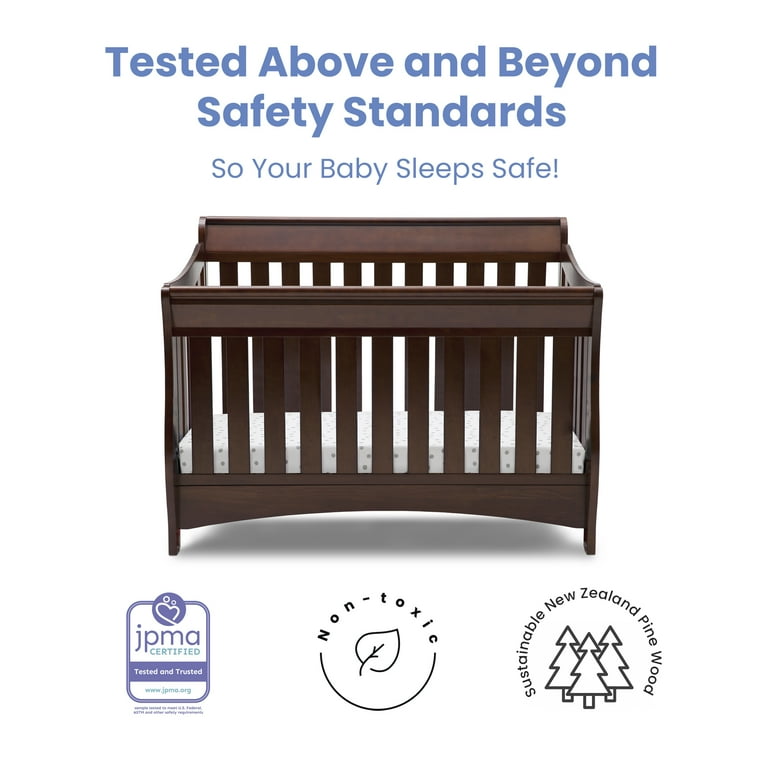 Delta Children Bentley S Series 4 in 1 Crib Chocolate