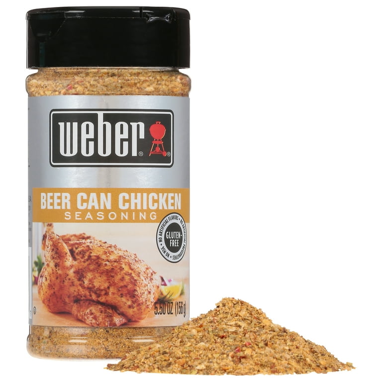 3x Shakers Weber Kick N Chicken Flavor Seasoning, 5.5oz, Gluten & MSG  Free