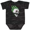 thumbnail image 3 of Inktastic Retro Skull Boys or Girls Baby Bodysuit, 3 of 5