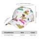 thumbnail image 2 of Fotbe Yoga Dogs Poses Gorro Clásico de Béisbol, Gorra Ajustable con Broche Snapback, Gorro de Exterior de Algodón Suave, 2 of 6