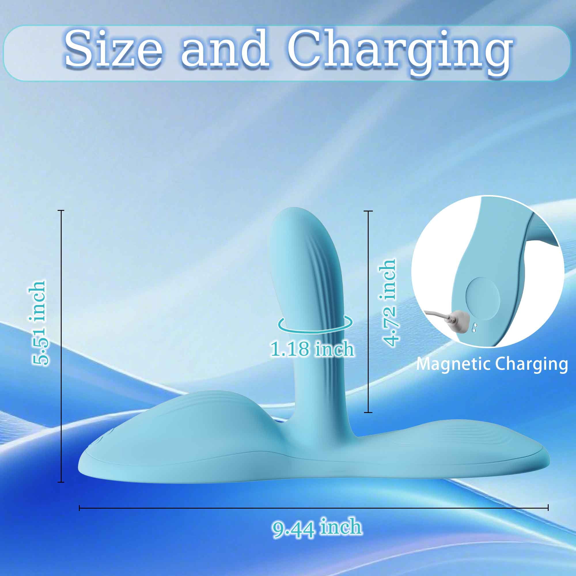 AYIYUN Remote Control Vibrators Waterproof Adult Sex Toys with 9 Vibration & 9 Thrusting Modes Vibrating Massager for Women Female Couple
