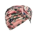 thumbnail image 2 of Pink Head Cover for Women Nylon,Spandex Pre-Tied Twisted Turbans Head Scarf for Women Hair Wraps Cover Beanie Cancer Chemo Headwear One Size, 2 of 3