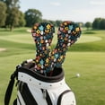 thumbnail image 5 of Yuyamidu Colorful Butterfly Golf Head Cover for Golf Head Floral Golf Club Head Cover for Driver/Fairway Wood/Hybird Club Protection, PU Leather, 5 of 8