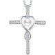 thumbnail image 1 of Collar Love Infinity de Plata de Ley 925 con piedra natal de noviembre, joyería de citrino para esposa, mamá, regalos de cumpleaños, joyería para mujer, 1 of 5