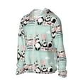 thumbnail image 2 of Easygdp Cute Panda Lightweight Long Sleeve Sun Shirt Sports long-Sleeved Sun Protective Clothing, Quick Drying Breathable - Large, 2 of 9