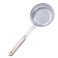 thumbnail image 2 of Kironypik 1pc Kitchen Stainless Soup Spoon Ladle Anti-Scald Skimmer Strainer Fry Food Mesh Portable Filter Home Kitchen Tool, 2 of 6