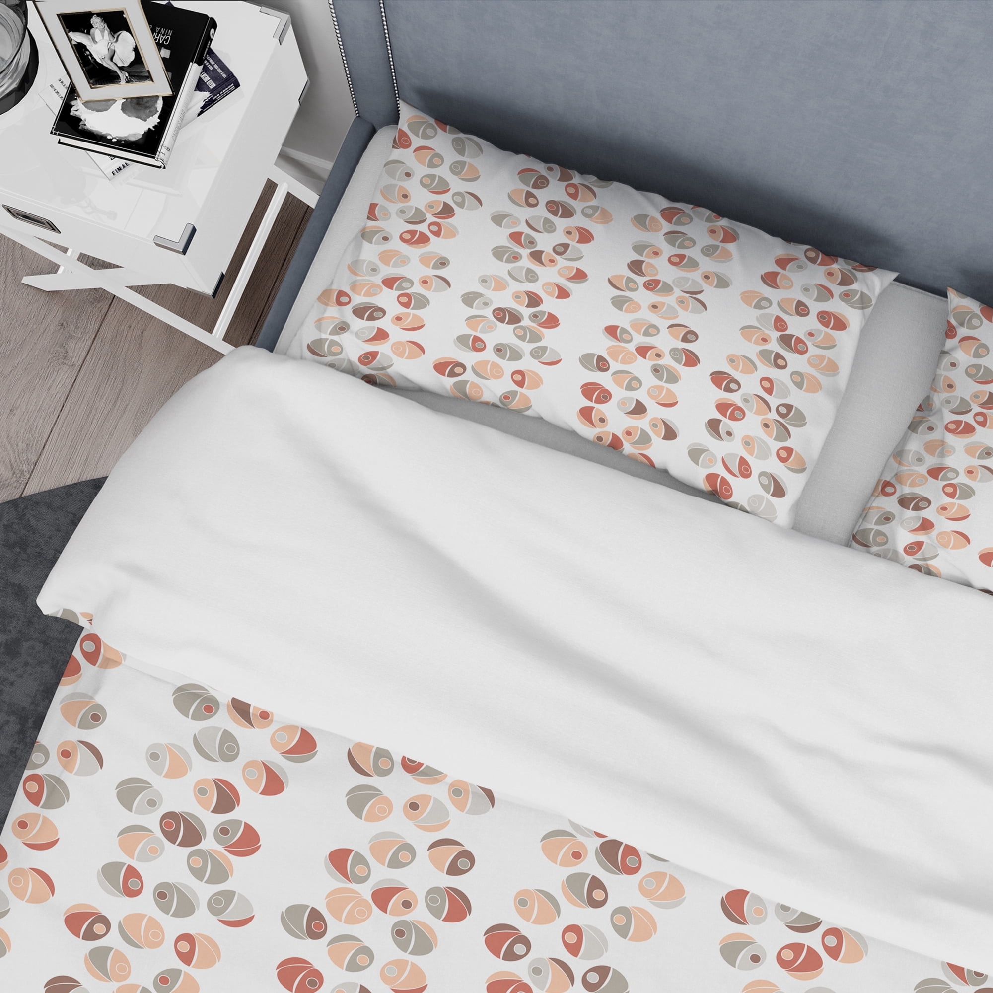 Designart 'Retro Abstract Design XIX' Mid-Century Modern Duvet Cover Set
