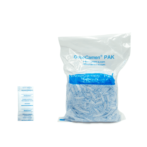 Gel de Sílice 0.5g 2000pz Silica Gel Para Humedad DeseCamen SOBRES 0.5