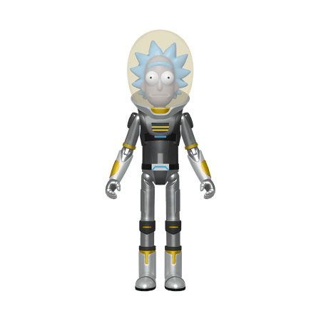 Walmart Exclusive Funko Action Figure: Rick & Morty - Metallic Space Suit Rick