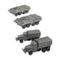 thumbnail image 1 of Kit de 4 modelos de vehículos a escala 1:144, ideal como regalo de simulación, juguetes de construcción. Estilo L, 1 of 9