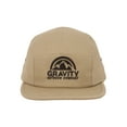 thumbnail image 3 of Gravity Outdoor Co. 5 Panel Hat - Khaki - Black Logo, 3 of 5