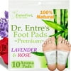 Dr. Entre's Detox Foot Pads: Deep Cleansing, Foot Detox Patches, Detoxifying Toxins, 10 Pack EntreFeet